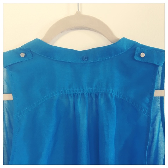 Armani Exchange Blue Tank Sleeveless Top - Picture 4 of 7